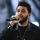 Weeknd performs during the runway at the Victoria’s Secret Fashion Show on November 30, 2016, in Paris, France.